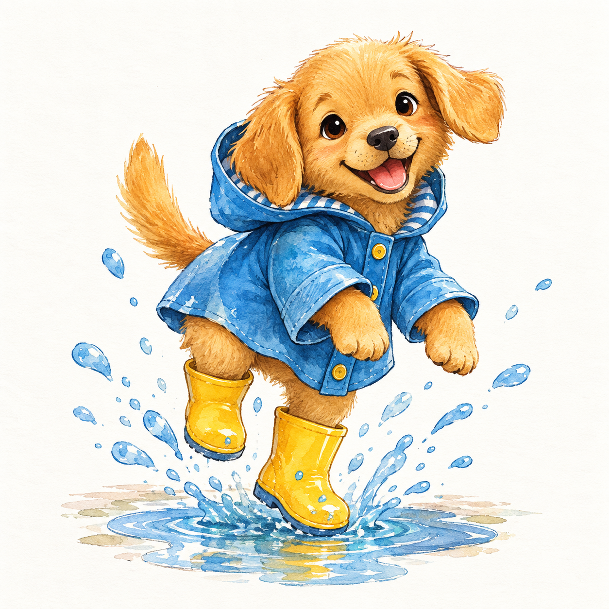 Puppy spot illustration