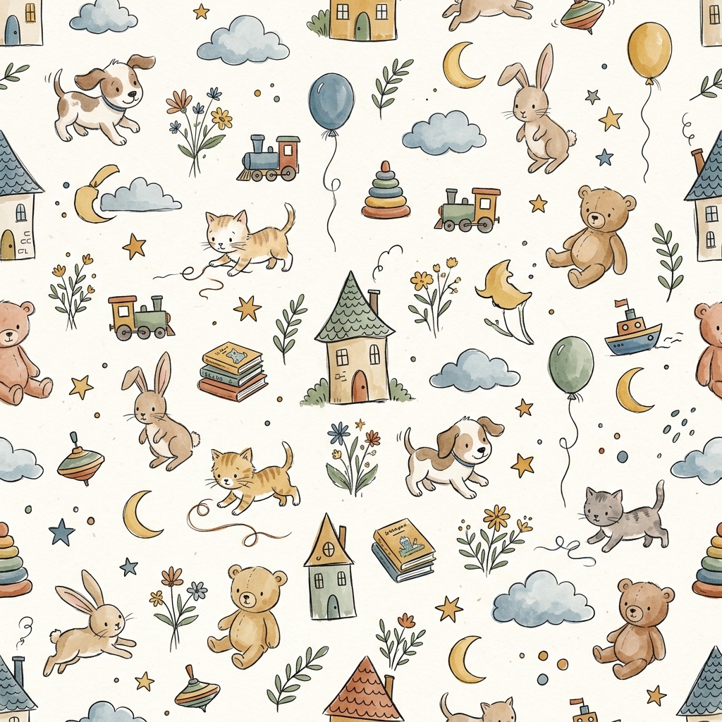 Decorative children's pattern